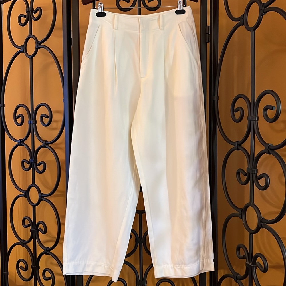 APIECE APART Bari Cropped Wide-Leg Pants